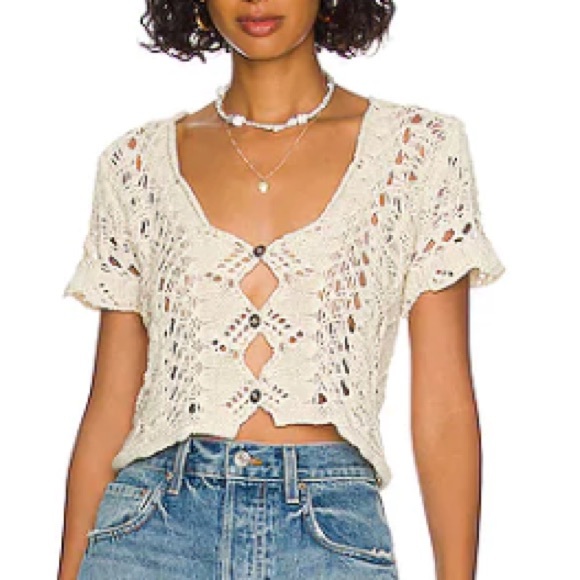 NWT Free People jilly cardigan - Picture 4 of 4